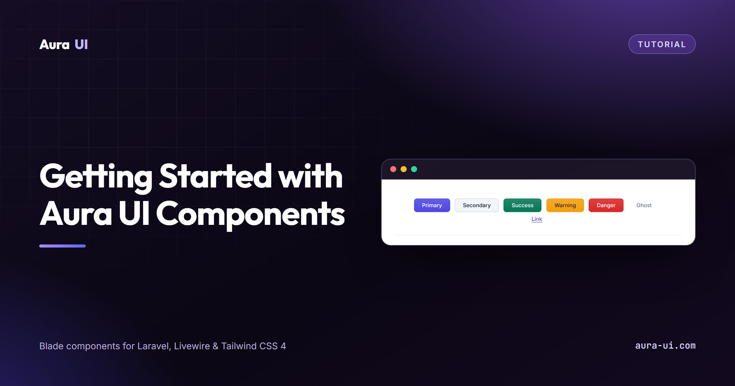 Getting Started with Aura UI Components