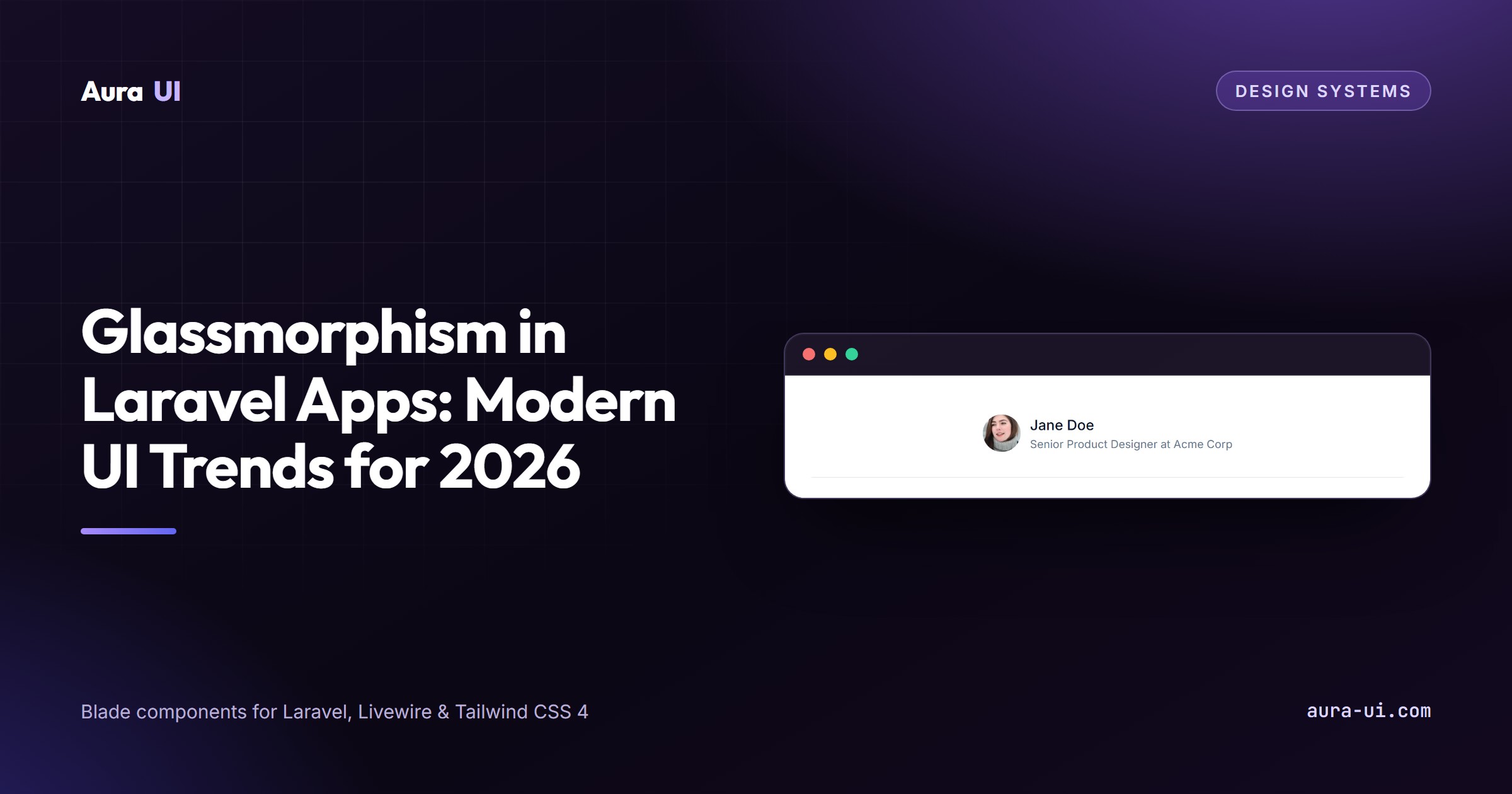 Glassmorphism in Laravel Apps: Modern UI Trends for 2026